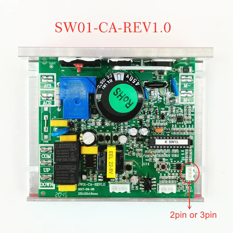 SW01-CA-REV1.0 Treadmill motor Controller KSW13 Reebok Treadmill OMA-1395CA Control board Driver board Mainboard SW02-CA-REV1.0