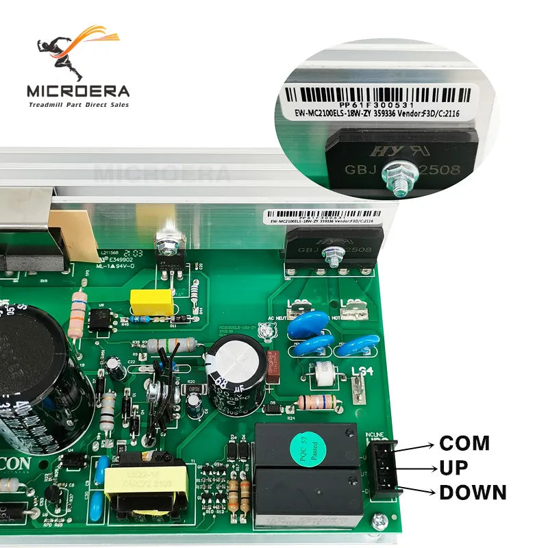100% New MC2100ELS-18W Treadmill Controller MC2100ELS 18W 2Y ZY for Nordictrack PROFORM Treadmill Control Board Circuit Board