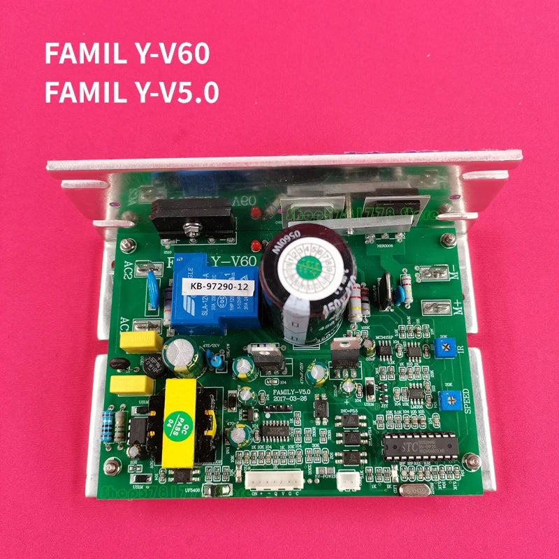Replacement motor controller FAMILY-V5.0 FAMIL Y-V60 for KB-97290-12 Treadmill motor speed  Control Board Treadmill motor driver