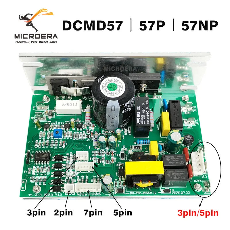 new DCMD57 DCMD57P DCMD57NP DCSD57 Replaceml Treadmill Motor Controller Motherboard Endex Treadmill Control board Driver board
