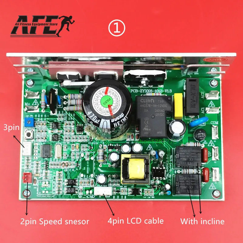 new PCB ZYXK6 1012 V1.3 Treadmill Controller ZYXK6 for SHUA BC-1002 Treadmill power supply board Circuit board Mainboard ZY-XK-Z