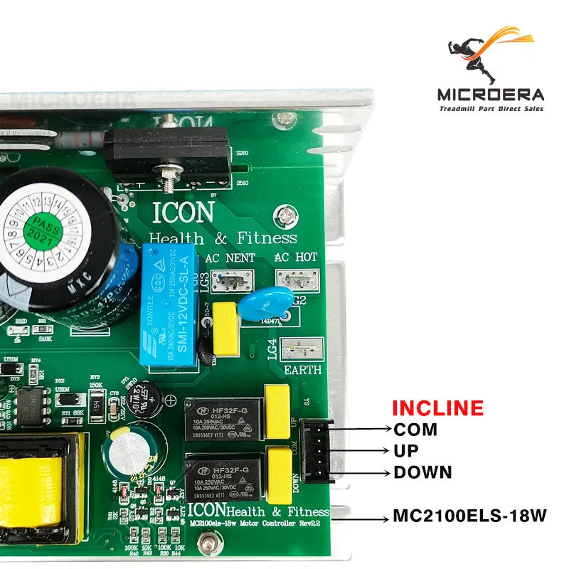 mc2100els 18w motor controller MC2100ELS 18W 2Y for Pro-Form Nordictrack ICON Treadmill Lower Control Board Circuit Board