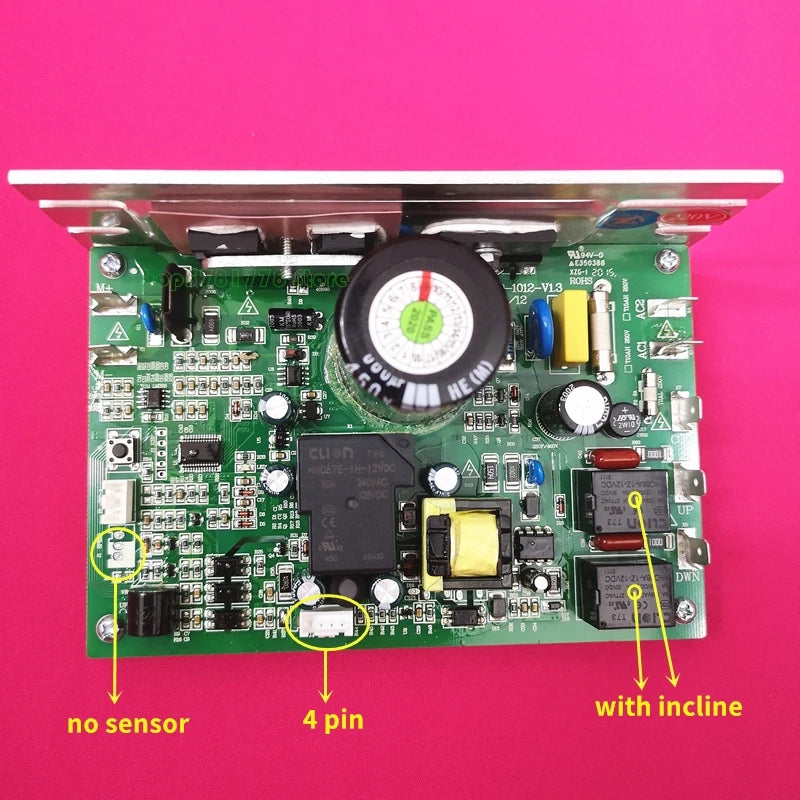 100% new PCB-ZYXK9-1012-V1.3 Treadmill Motor Controller Control board PCB ZYXK9 1012 V1.2 circuit board  Driver