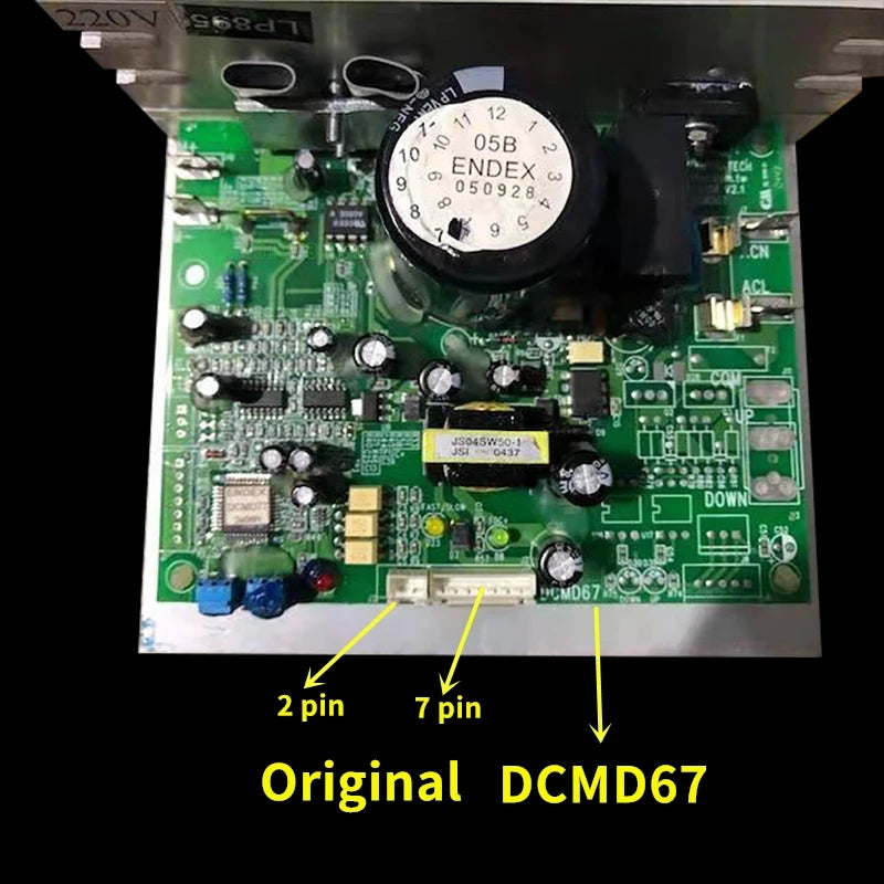 Treadmill motor controller LCB compatible with endex DCMD67 control board driver board mainboard for BH treadmill DK10-A01A