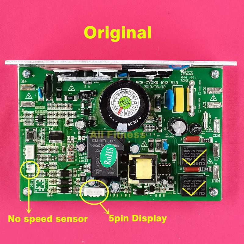 100% new PCB-ZYXK9-1012-V1.3 Treadmill Motor Controller Control board PCB ZYXK9 1012 V1.2 circuit board  Driver