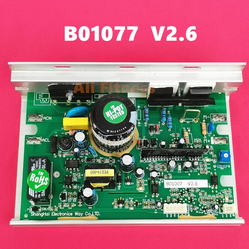 Replacement B01007 V2.6 V2.4 Treadmill motor Controller for Johnson TREO T101 Circuit board Control board Driver board Mainboard