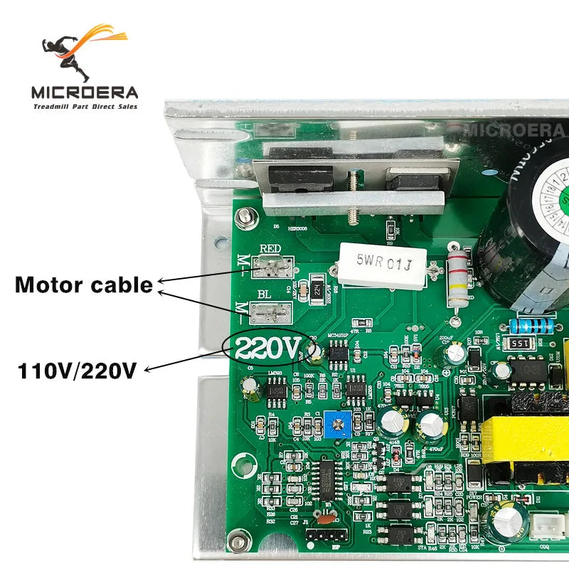 Replacement Endex DCMD67 for BH Treadmill Controller Power Board DCMD67 Control Board Circuit Board Compatible with DK10-A01A