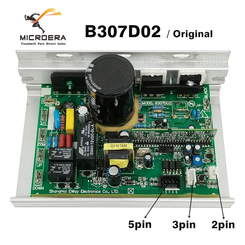 B307D02 Treadmill Motor Controller B307D for DYACO Treadmill Lower Control Panel Circuit Board Driver board Mainboard