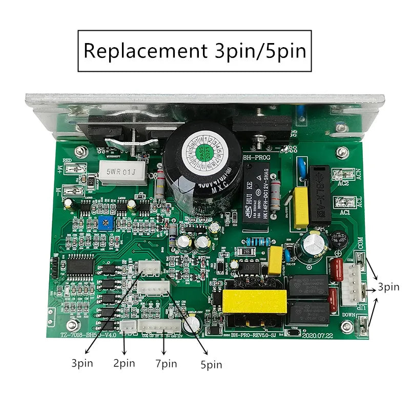 Replacement Treadmill Motor Controller DCMD67M for DK city Treadmill NB702028 compatible with endex DCMD67 circuit board repair