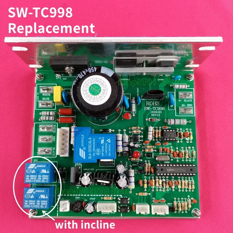 Replacement Treadmill Motor Controller Control board SW-TC998 CD-TC998 power supply board Controller Circuit board LCB / incline
