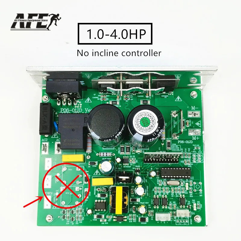 General Use Repair Treadmill Motor Controller Display Control Board + Treadmill Instrument Panel 1-2.0HP 1-4.0HP DC Motor Repair