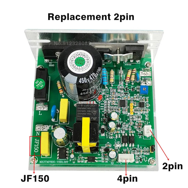 JF150 120528 Treadmill Controller Power Supply Board Compatible with MKS TMPB05-P Treadill Lower Control Board Circuit Board PCB