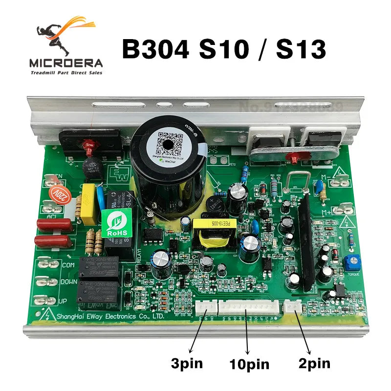 B304 S10 Replacement Treadmill Motor Controller B304 S13 for Johnson Tempo TREO T101 T102 Circuit board Control board Driver