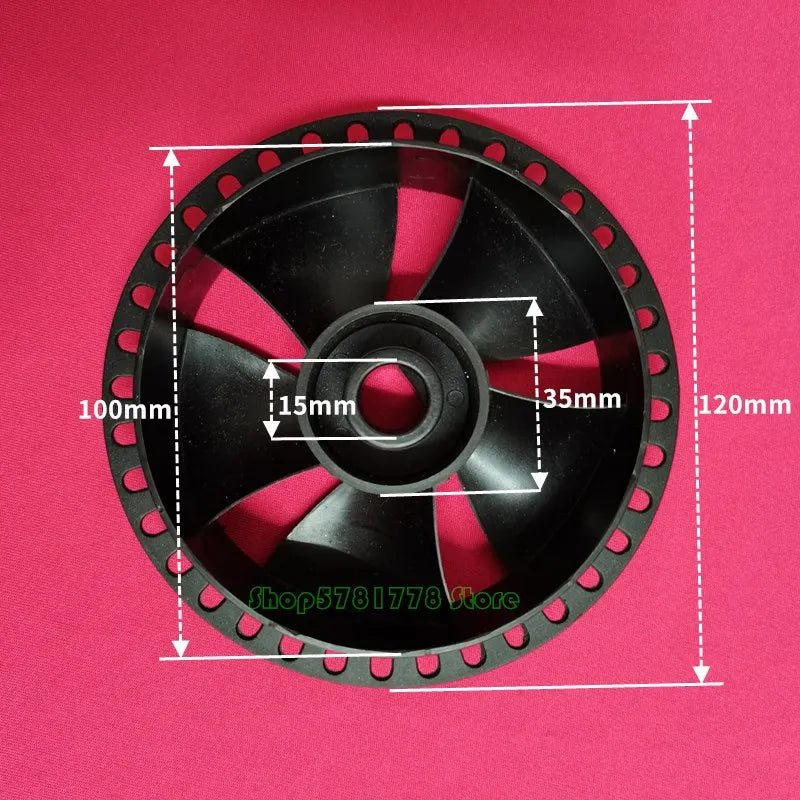 Treadmill Motor fan Cooling fan for treamill motor Universal treadmill sensor perforated wheel external 120mm 110mm 100mm