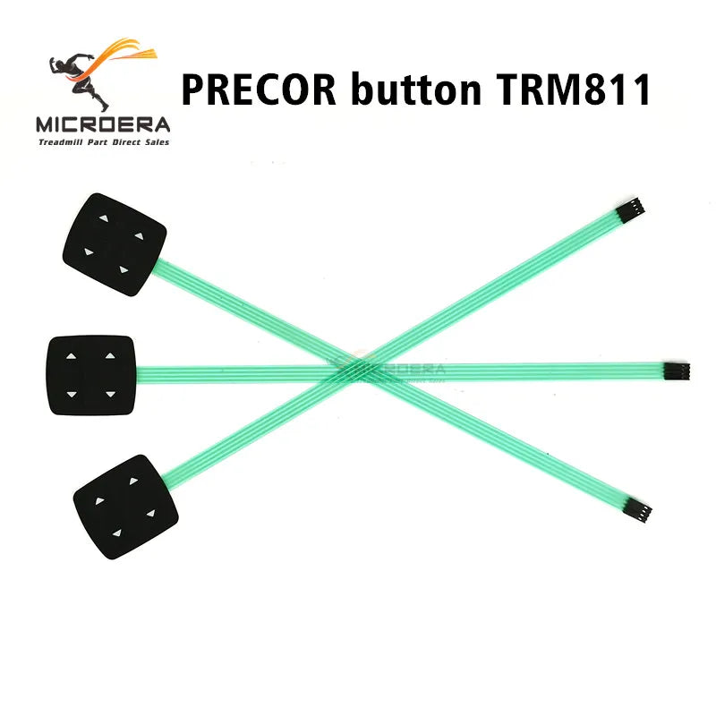 Quick start stop button keyboard for precor TRM811 TRM832 TRM885 Treadmill parts Icons Stickers for precor repair