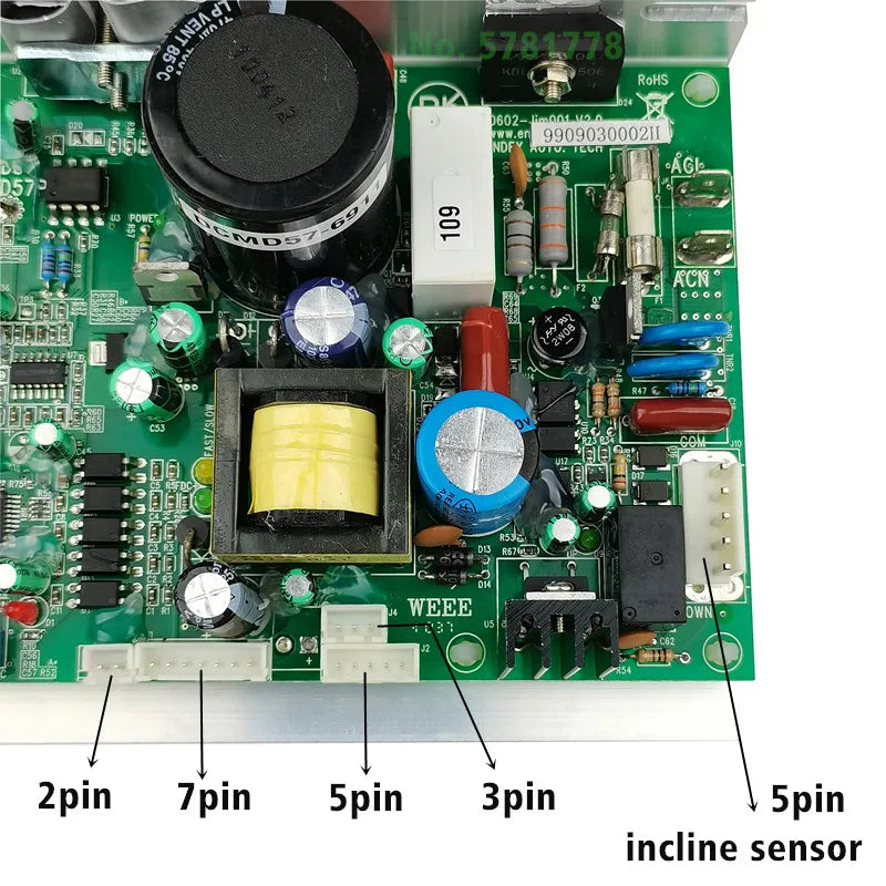 DCMD57 DCMD57P DCMD57NP Treadmill Motor Controller Motherboard endex Treadmill Control board Driver board for BH Treadmill