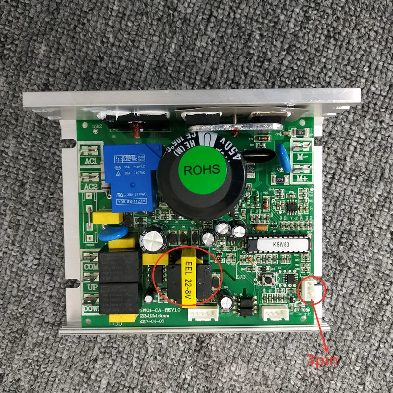 SW KZQ REV2.8 Treadmill Motor Controller Control board SW01-CA-REV1.0 KSW13 Reebok OMA-1395CA treadmill Driver board Mainboard