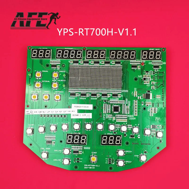 YPS RT700H V1.1 Treadmill screen Control panel Circuit Board upper Controller for impulse PT400 RT700 UNIONBRIDGE UBV-3700 PCB