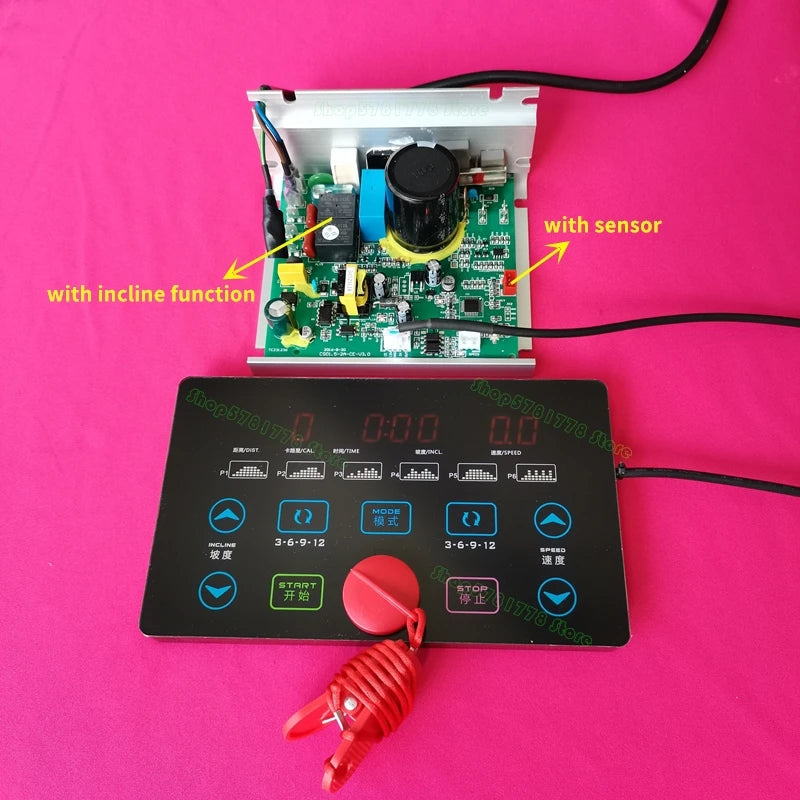 General use repair running machine controller display panel controller + treadmill instrument panel 1-2.0HP DC Motor repair