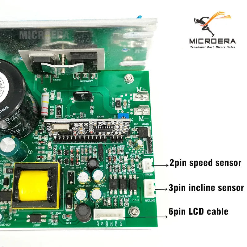 ALT-6891 ALT-6890 Treadmill Controller Control board ALT6890 ALT6891 for YIJIAN 8008ES & SHUA power supply board Circuit board