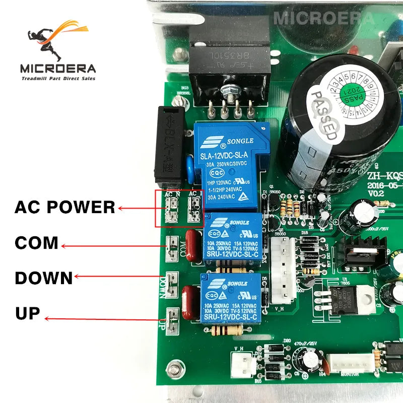 Treadmill Controller ZH-KQSI0809 ZHKQSI-0809.PCB ZHKQSI0809 for BH fitness Control board Circuit board Driver board 110V Power