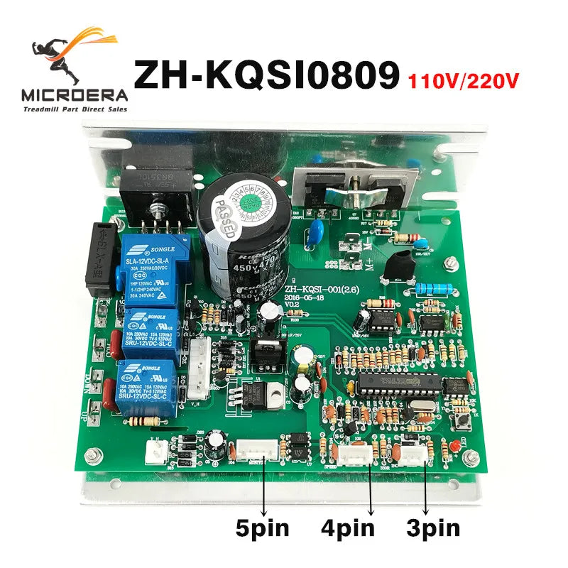 Treadmill Controller ZH-KQSI0809 ZHKQSI-0809.PCB ZHKQSI0809 for BH fitness Control board Circuit board Driver board 110V Power
