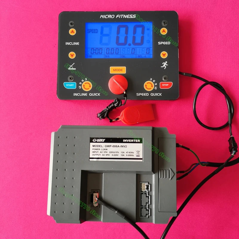 General Use Universal Treadmill Inverter with Display Treadmill Controller Kit, Control Board for AC Motor Treadmill Console