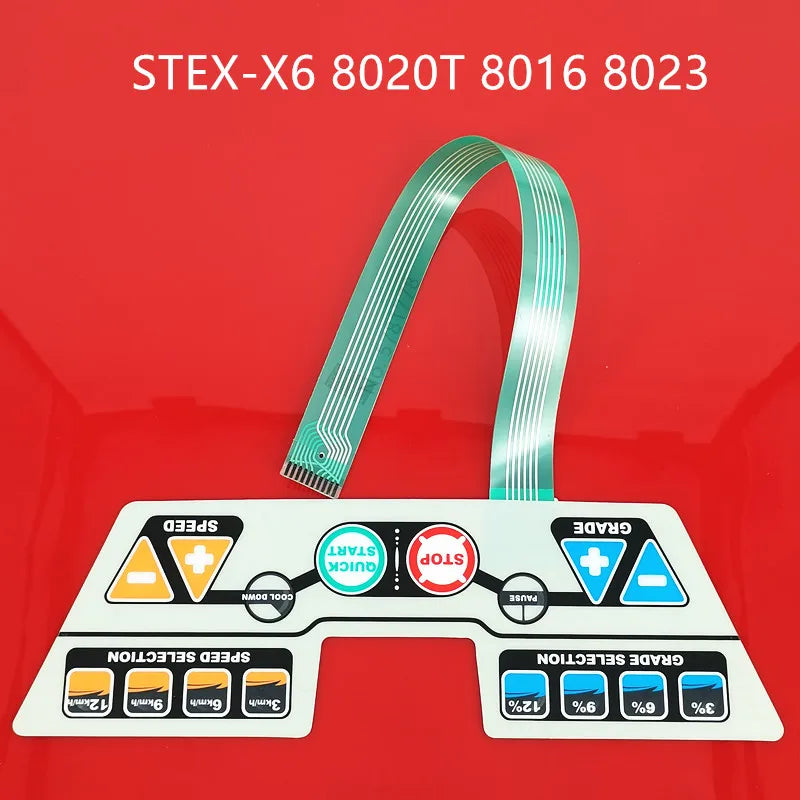 New For STEX-X6 8020T 8016 8023 Treadmill button keybod button keyboard  Membrane Keypad Speed Control Button