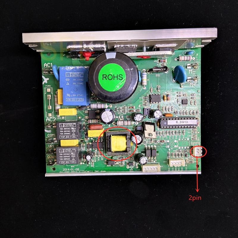 SW01-CA-REV1.0 Treadmill motor Controller KSW13 Reebok Treadmill OMA-1395CA Control board Driver board Mainboard SW02-CA-REV1.0
