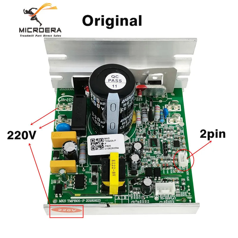 Original Treadmill Controller Circuit Card JF150 MKS TMPB05 MKS TMPB05-P 20101006 for MKS Treadmill Motor Speed Control Board
