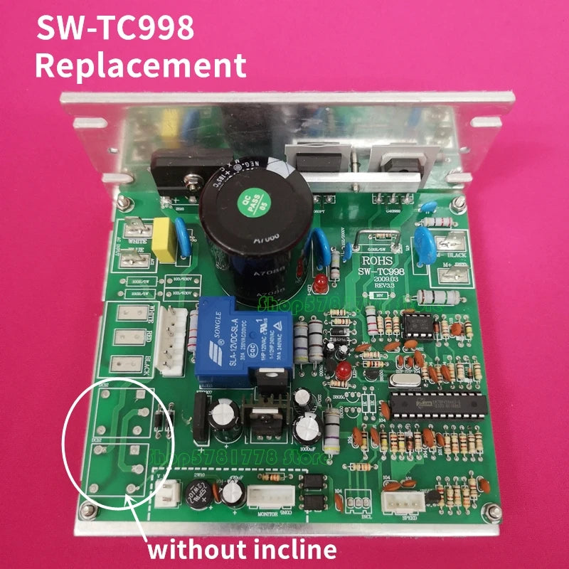 Treadmill motor speed Controller CD-TC998 SW-TC998 for Reebok Control board Driver board Power control board Mainboard repair