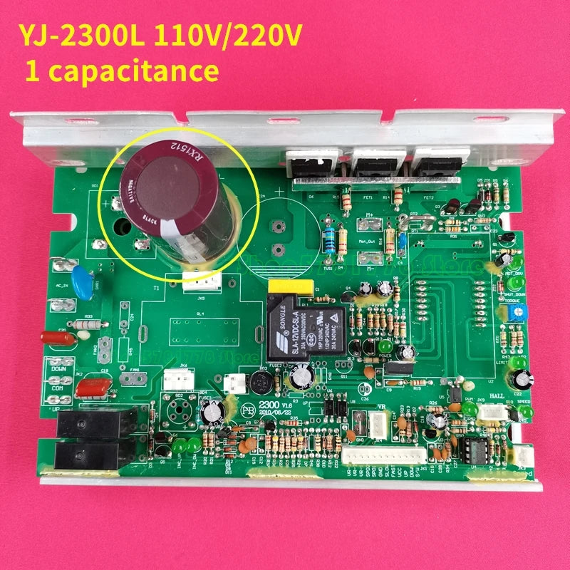 YJ-2300L Treadmill Motor Controller AE0007-V1.0 PA-AE00070L for SOLE F63 2015 F80 running machine Circuit board Control board