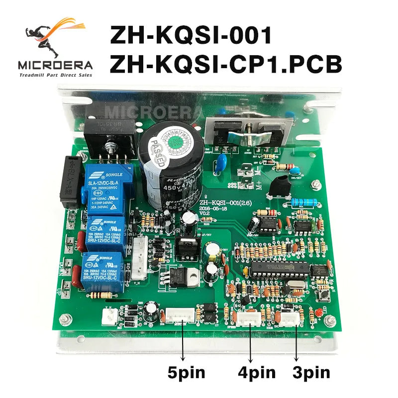 for BH fitness G6414V Treadmill Motor Controller ZHKQSI-CP1.PCB Control board ZHKQSI-001.PCB Circuit board ZH-KQSI-001(2.6).PCB