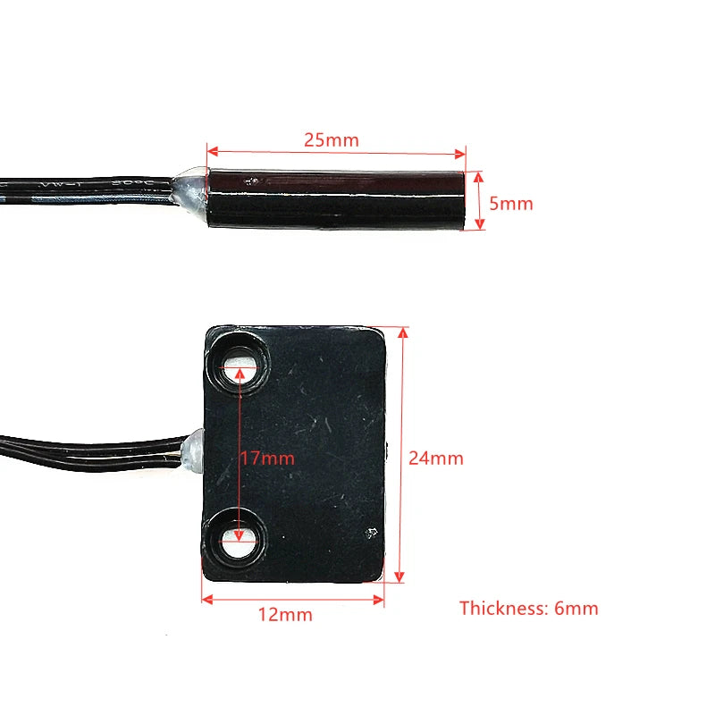 2 Pin Treadmill Speed Sensor Treadmill Magnetic Sensor Treadmill Pedometer Running Machine Sensor Replacement Repair Universal