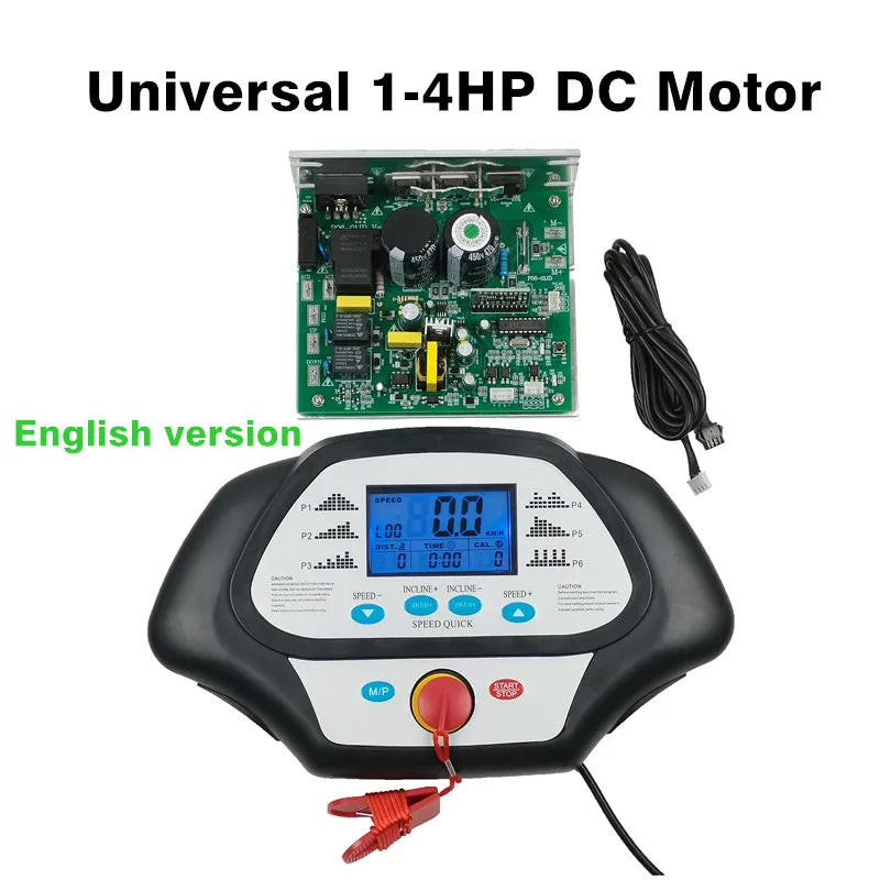 General Use Repair Treadmill Motor Controller Display Control Board + Treadmill Instrument Panel 1-2.0HP 1-4.0HP DC Motor Repair