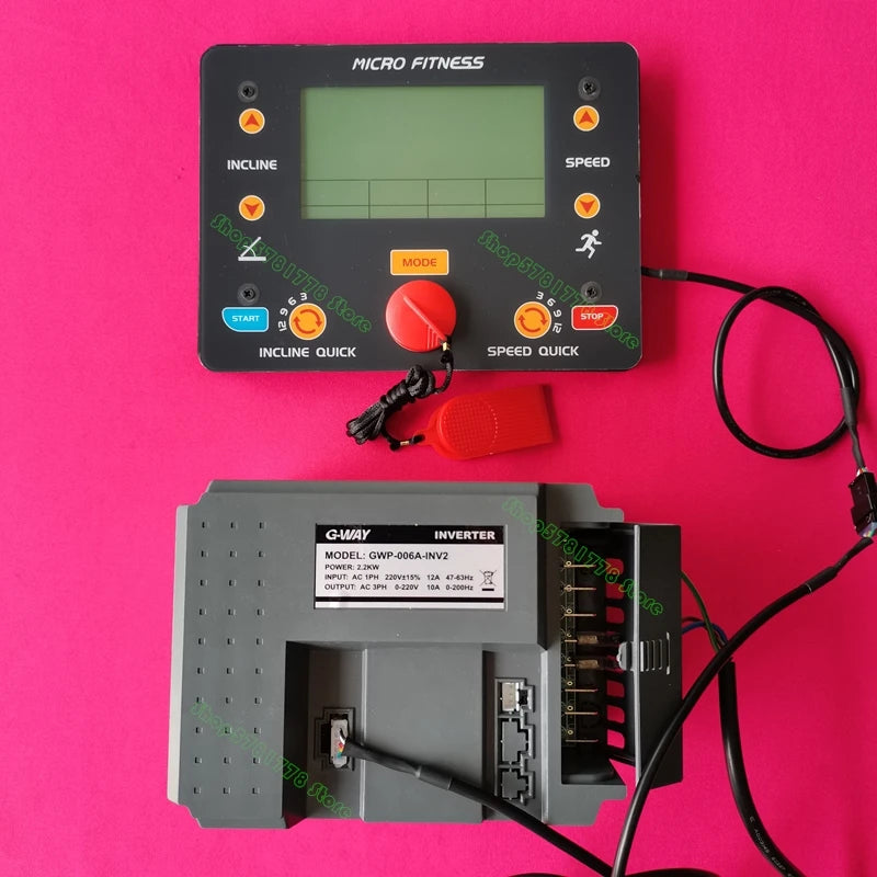 General Use Universal Treadmill Inverter with Display Treadmill Controller Kit, Control Board for AC Motor Treadmill Console