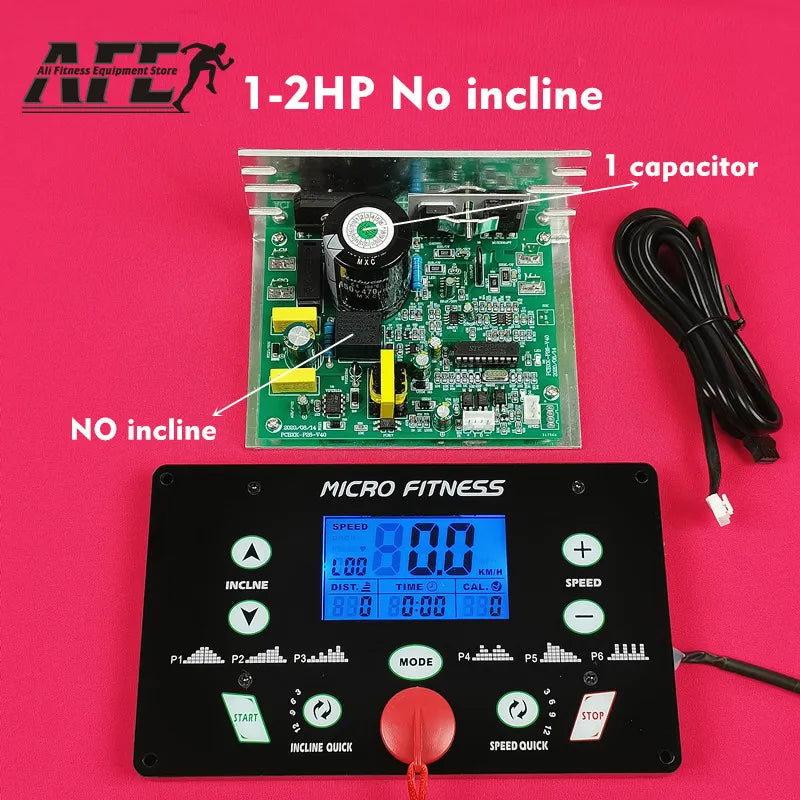 General USE Universal Treadmill Circuit Board Treadmill Motor Control Board Controller 1HP-4.0HP Treadmill Console Display Tilt