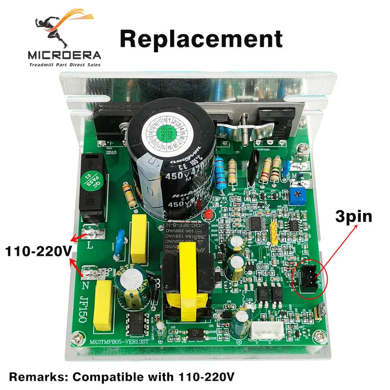 Original Treadmill Controller Circuit Card JF150 MKS TMPB05 MKS TMPB05-P 20101006 for MKS Treadmill Motor Speed Control Board