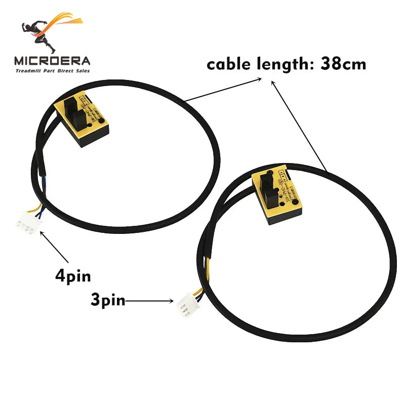3pins 4pins Treadmill optical sensor Treadmill tachometer Treadmill optical speed sensor Running machine light sensor