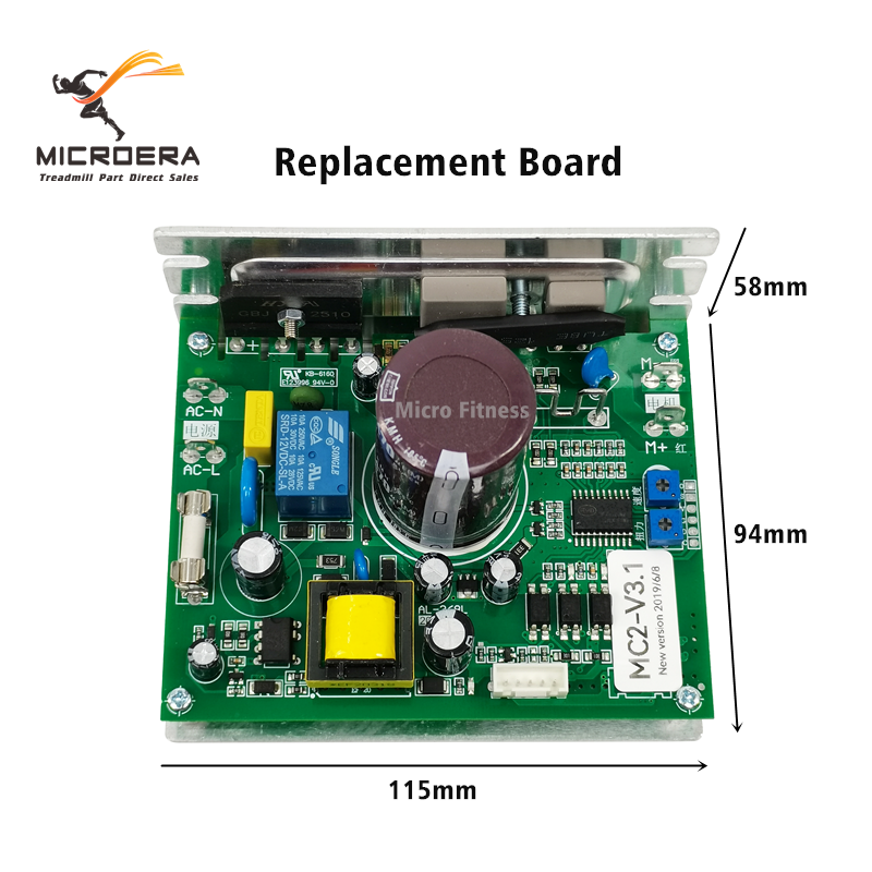 Merach T12  Treadmill Motor Controller MC2-V3.1 lower Control board Circuit board power supply drive board