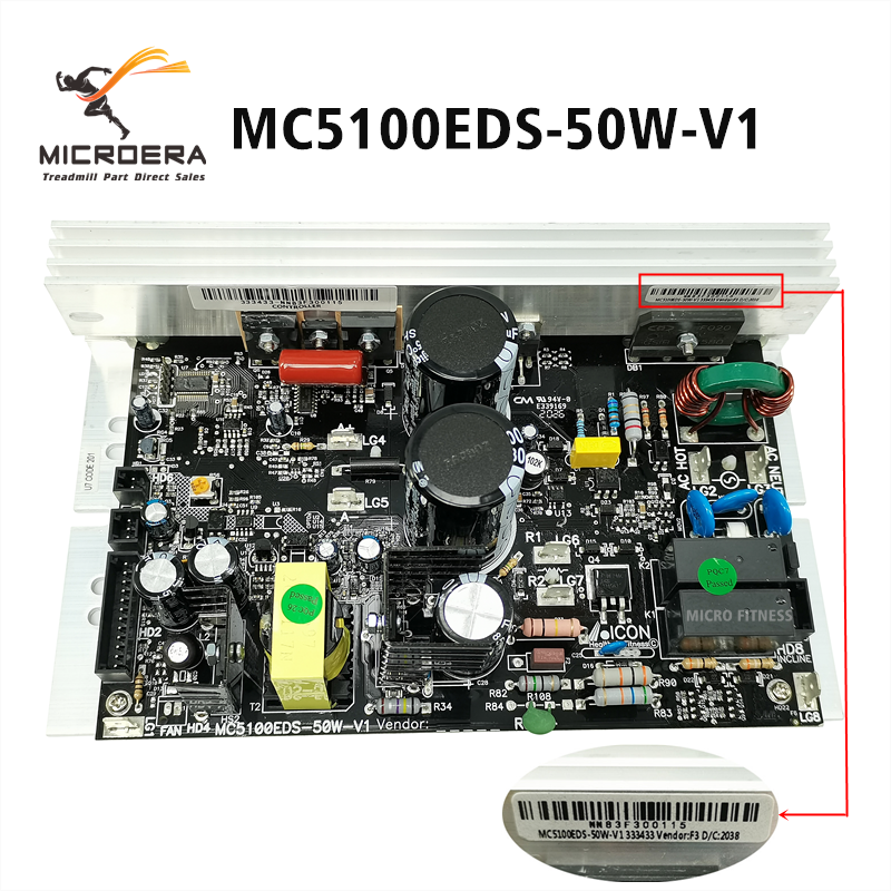 PROFORM Nordictrack X9I X7I Treadmill Control board MC5100EDS 50W V1 Motor Controller Circuit board