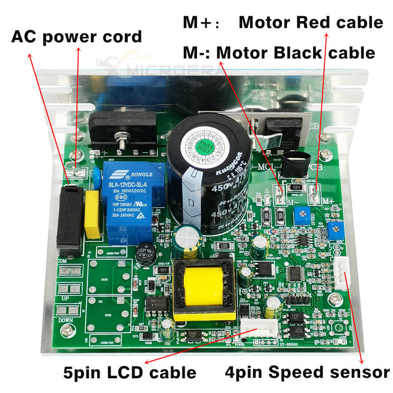 RZ-MCI-002.PCB (V3.0) RZ-MCI005.PCB V2.2 RZ-MCI-002.PCB Treadmill Motor Controller Circuit Board Control Board