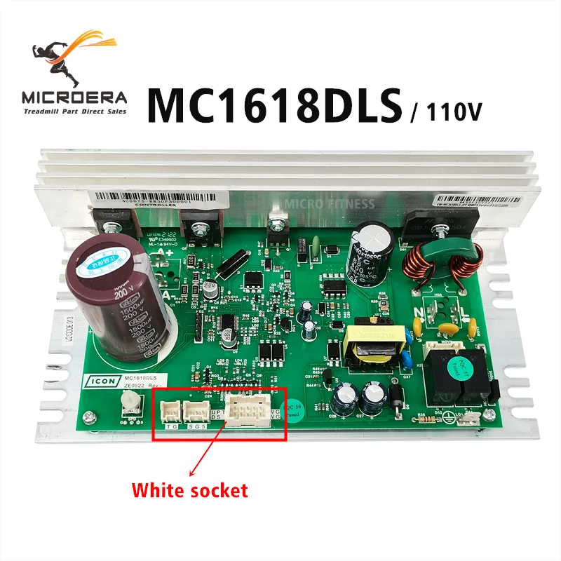 MC1618DLS-TZ MC1618DLS ZC0547 REV C Controller Treadmill Control Board for ICON PROFORM NordicTrack Circuit Board U2CODE012