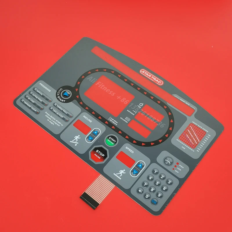 Treadmill button Keypad for startrac 7532 7632 7600 star trac Treadmill Button Control Panel Membrane keyboard numeric keypad