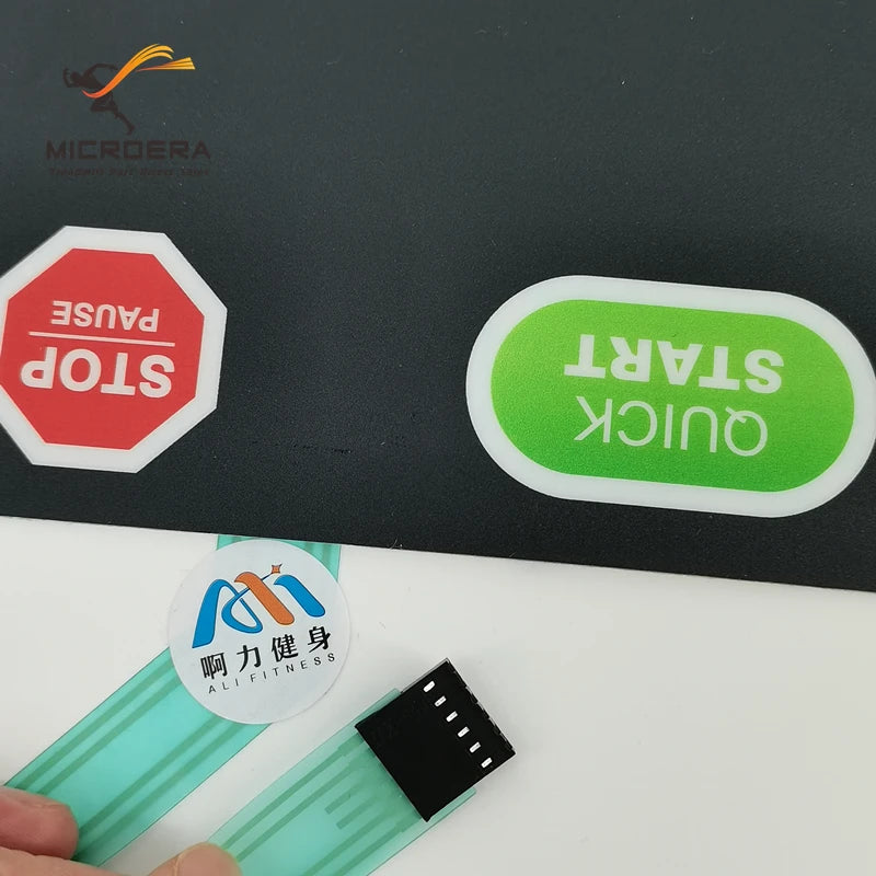 STAR TRAC Treadmill Button Keypanel STAR T RAC Control Panel Membrane Switch Sticker Key Film Start Stop Button TREX1010-U22368