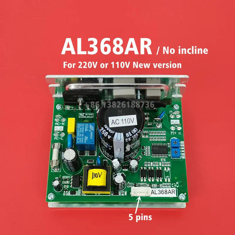 AL368AR Treadmill Motor Speed Controller Motherboard Circuit board Driver board Control Panel Power supply Board / Not incline