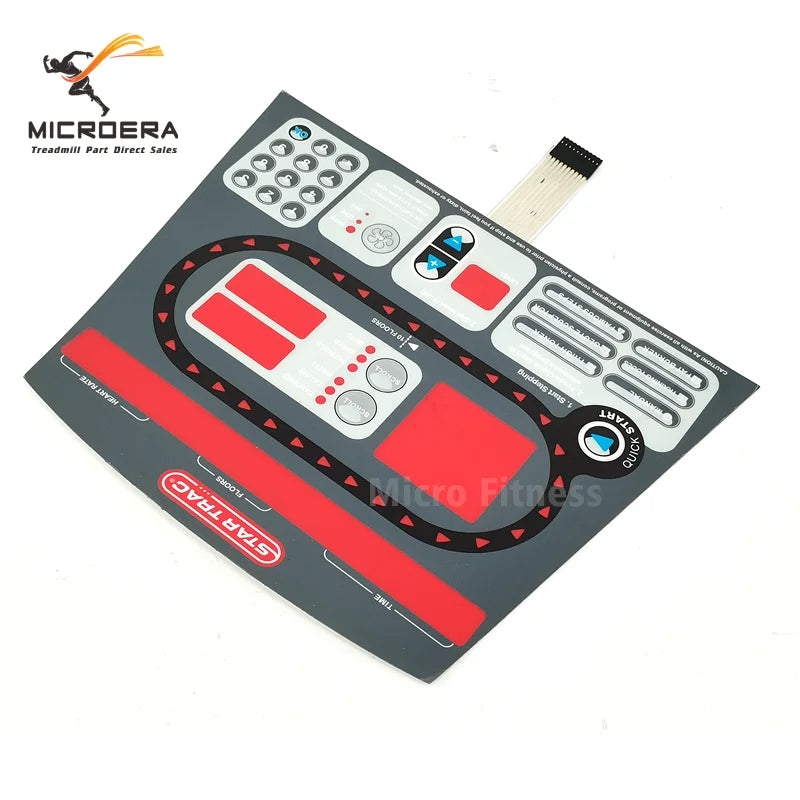 For STAR TRAC Crosstrainer Panel star trac Button membrane switch Control panel numeric keypad star trac elite 6230-SINTPO