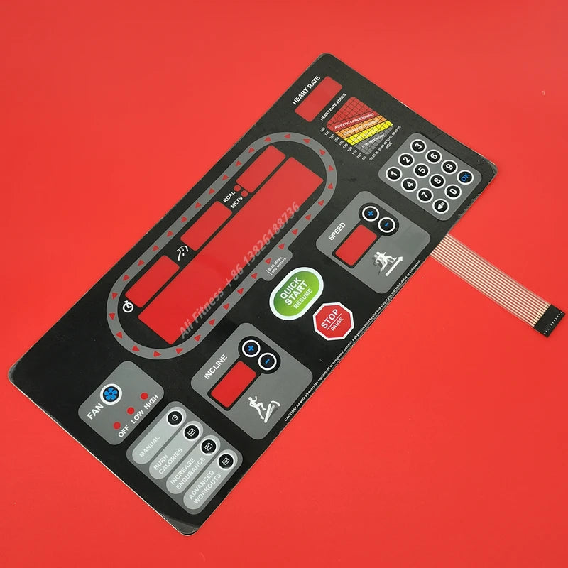 Keypad STAR TRAC S-TRC3582 S-TRC3562 Treadmill Button Panel Control Panel Membrane Switch for STAR T-RAC ASR ACK2U 715 3880
