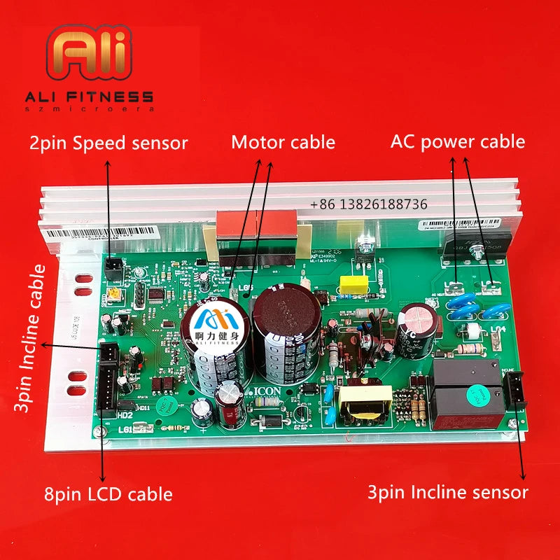 Treadmill Motor Controller MC2100ELS-18W MC2100ELS-18W-ZY / 2Y 220V Lower Control Boardmotherboard for ICON PROFORM Nordic Track