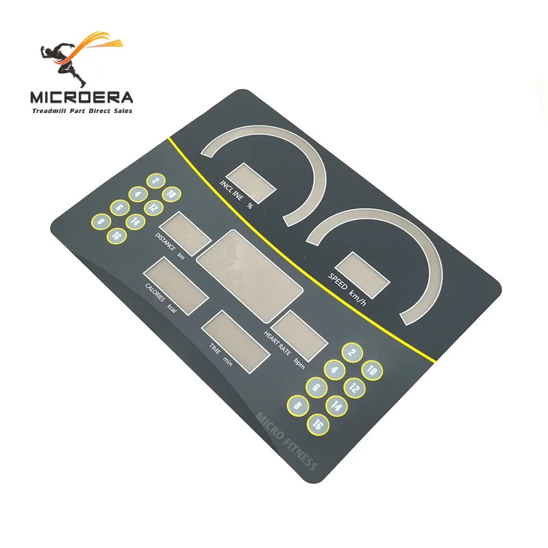 For MBH S900 Treadmill Quick Start Stop Button keyboard Film BH Treadmill Button Film Button Sticker Membrane Switch Sticker
